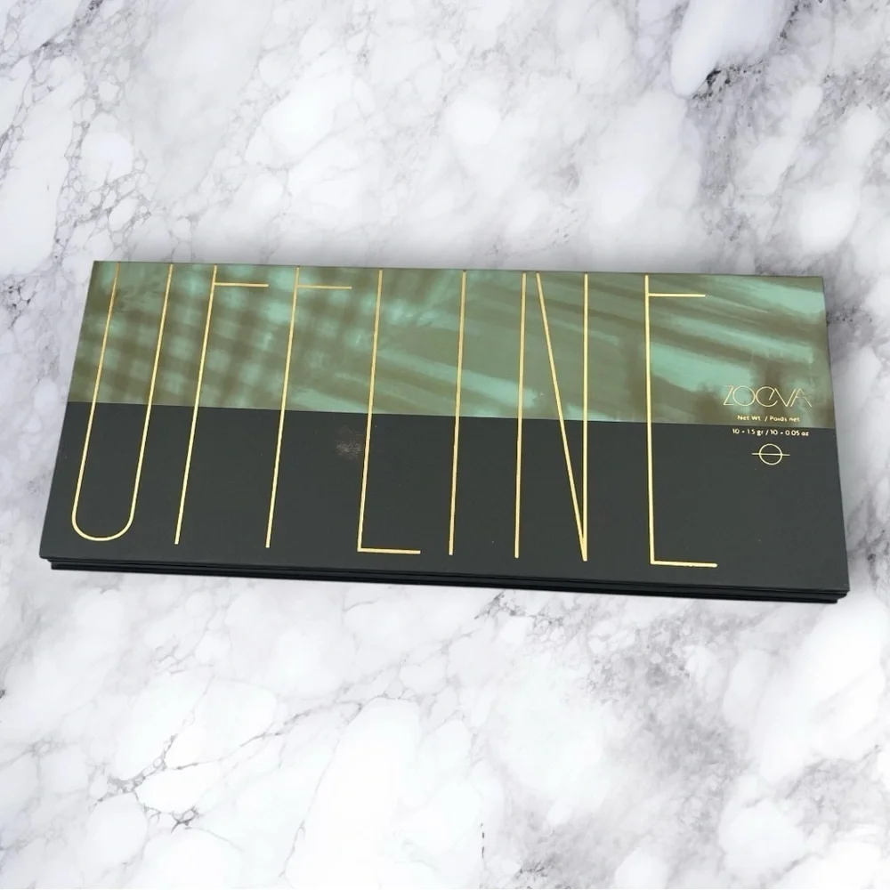 ZOEVA Offline Palette with Purple, Gold, and Cream Shades